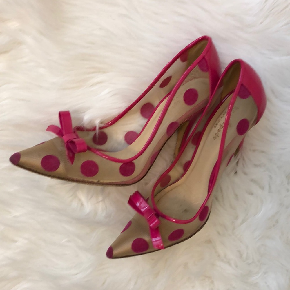Kate Spade Lisa Polka Dot Heels